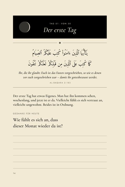 Tag 1 · Der erste Tag