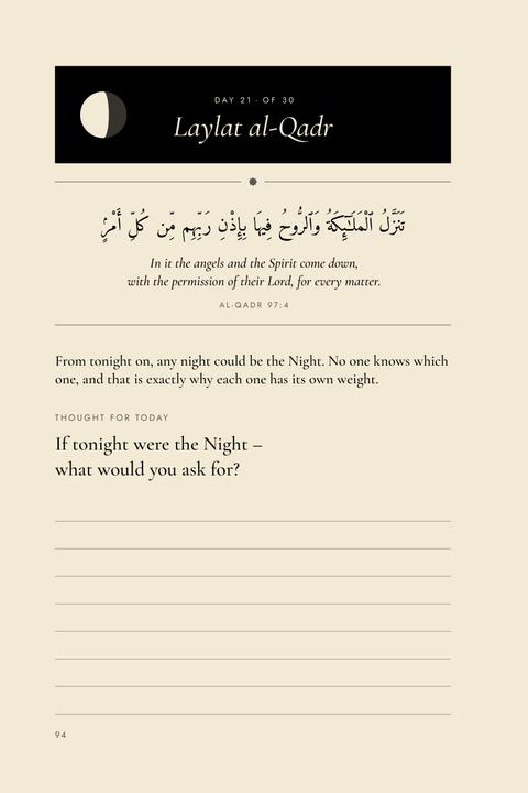 Day 21 · Laylat al-Qadr